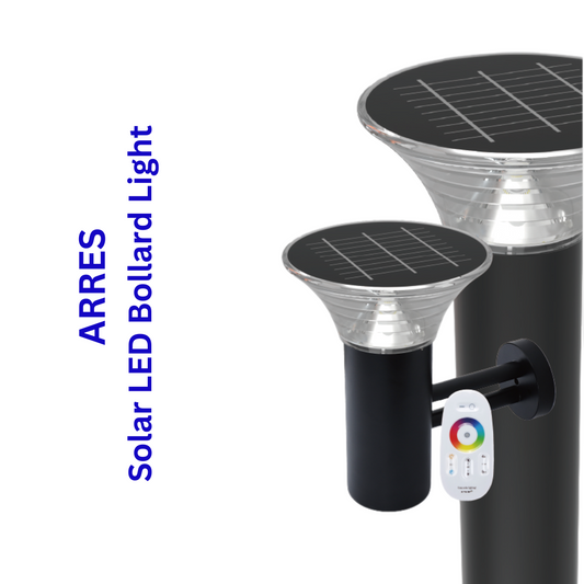 ARRES Wall-Mounted Solar Bollard LED Light